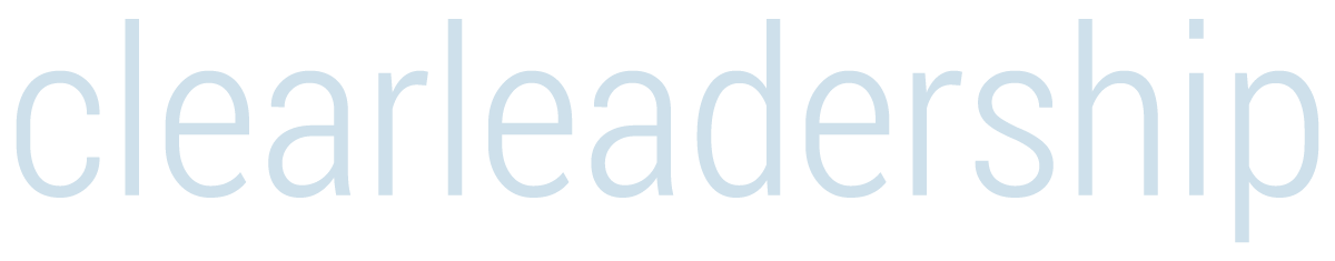 clear leadership stacked logo